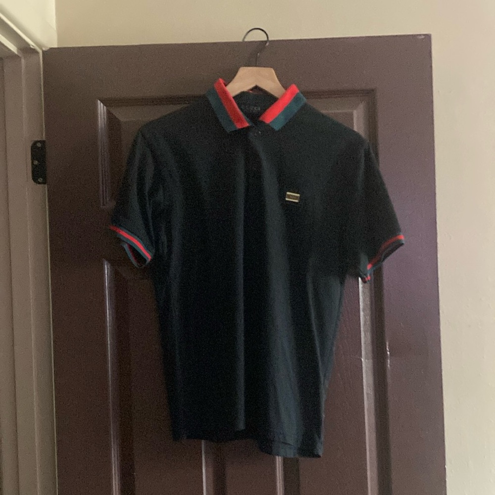 Men’s medium black Gucci polo